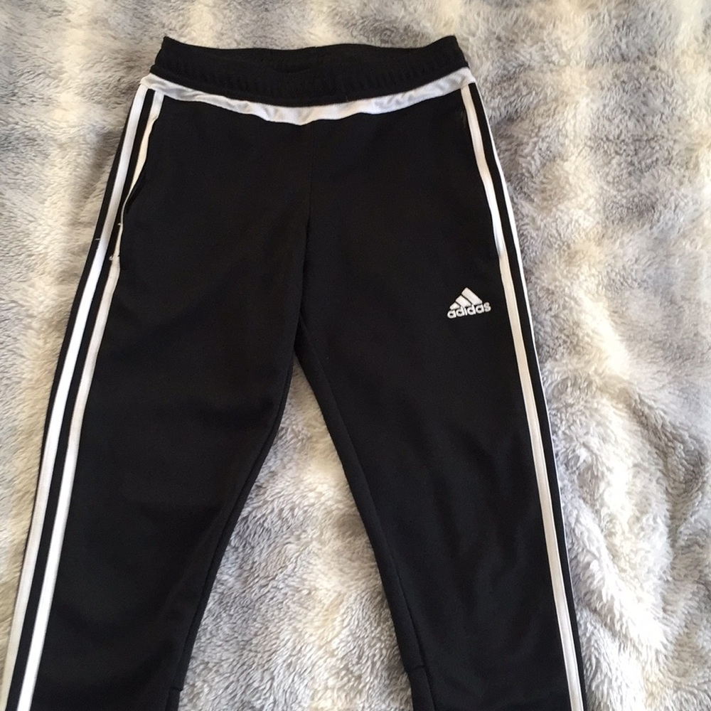Women adidas  3 striped track pants!